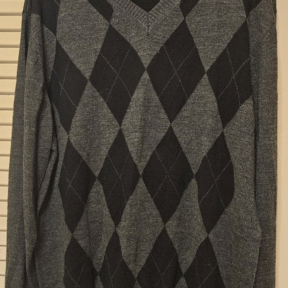 AlLFRED BY ALFRED SUNG MEN LONG SLEEVE KNIT V-G - Picture 2 of 10